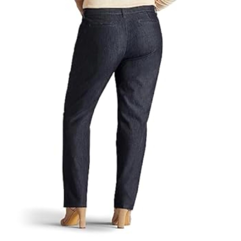 Maurices Dark Blue Straight Leg Pants - Picture 2 of 5
